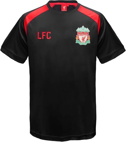 Liverpool Football Club Official Soccer Gift Mens Poly Training Kit T-Shirt in Kuwait
