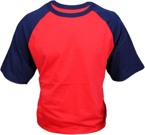 ILTEX Raglan Short Sleeve Baseball Style T-Shirt Adult Casual Wear in Kuwait