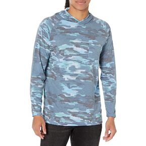 HUK Mens Waypoint Hoodie | Performance Long-Sleeve Shirt +50 UPF in Saudi Arabia