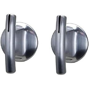 HASMX 2-Pack Stove Burner Knobs Replacement Knobs for Jenn Air Stoves Models JEC8430ADB, JEC8430ADF, JEC8430ADN, JEC8430ADS, 74007918 Chrome Oven Control Knobs, Replace Part Number 74007918 in Saudi Arabia