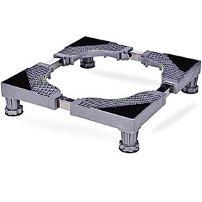 حامل ثلاجة صغير، حامل غسالة دوللي متنقل قابل للتعديل، عربة دوللي للأجهزة قابلة للتعديل مع عجلات دوارة مطاطية بطول 8 أقدام و8 أقدام in Kuwait