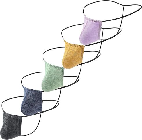 Swbreety Men Breathable Thong Underwear U Convex Pouch Underwear T-Back G-String in Kuwait