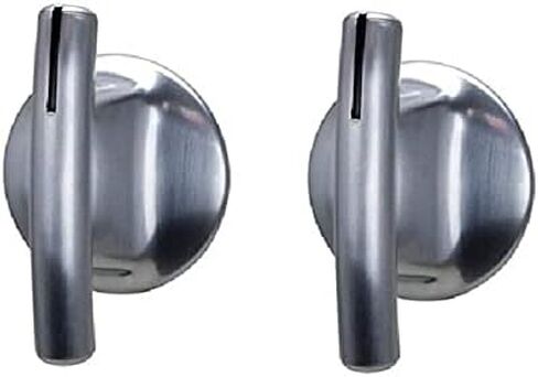 HASMX 2-Pack Stove Burner Knobs Replacement Knobs for Jenn Air Stoves Models JEC8430ADB, JEC8430ADF, JEC8430ADN, JEC8430ADS, 74007918 Chrome Oven Control Knobs, Replace Part Number 74007918 in Saudi Arabia