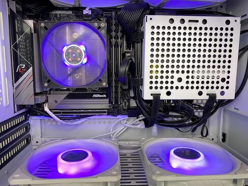 AVGPC Mini Gaming PC AMD 4.6 GHz Max Boost AMD Ryzen 7 5700G 8-Core CPU with Radeon Graphics Cools with Gaming Cooler 16GB DDR4 3200, White1TB m.2 NVMe SSD, WiFi & Win 10 in Kuwait