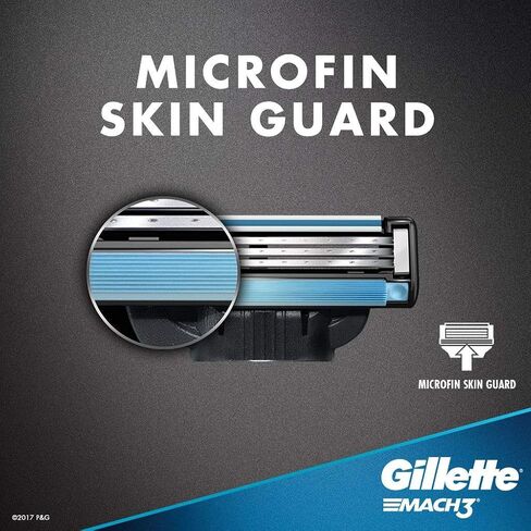 Gillette Mach 3 Razor Refill Cartridges 8 Count in Saudi Arabia