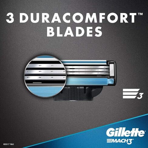 Gillette Mach 3 Razor Refill Cartridges 8 Count in Saudi Arabia