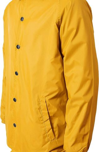 Ma Croix Essentials Mens Premium Coach Jacket Waterproof Lightweight Windbreaker Active Athletic Sportswear in Saudi Arabia