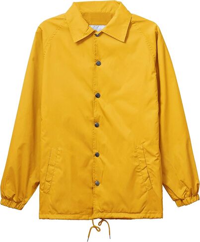 Ma Croix Essentials Mens Premium Coach Jacket Waterproof Lightweight Windbreaker Active Athletic Sportswear in Saudi Arabia