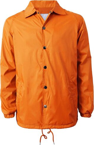 Ma Croix Essentials Mens Premium Coach Jacket Waterproof Lightweight Windbreaker Active Athletic Sportswear in Saudi Arabia