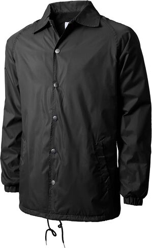 Ma Croix Essentials Mens Premium Coach Jacket Waterproof Lightweight Windbreaker Active Athletic Sportswear in Kuwait