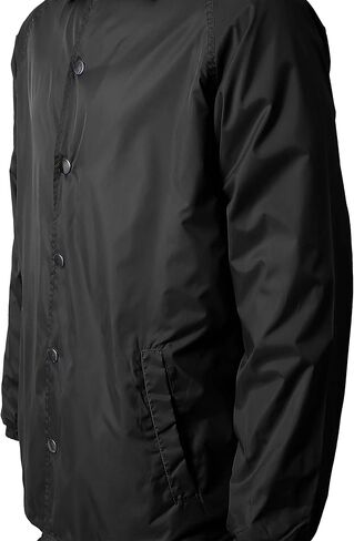 Ma Croix Essentials Mens Premium Coach Jacket Waterproof Lightweight Windbreaker Active Athletic Sportswear in Kuwait