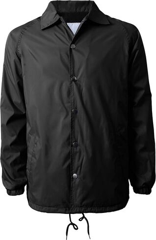 Ma Croix Essentials Mens Premium Coach Jacket Waterproof Lightweight Windbreaker Active Athletic Sportswear in Kuwait