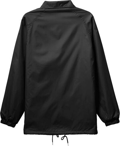 Ma Croix Essentials Mens Premium Coach Jacket Waterproof Lightweight Windbreaker Active Athletic Sportswear in Kuwait