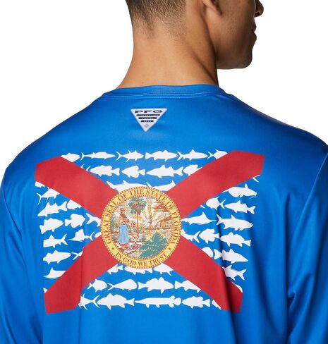 Columbia Men's Terminal Tackle PFG State Fish Flag Ls in Saudi Arabia