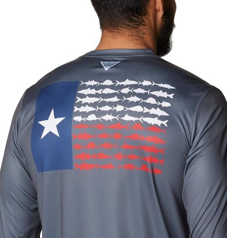 Columbia Men's Terminal Tackle PFG State Fish Flag Ls in Saudi Arabia