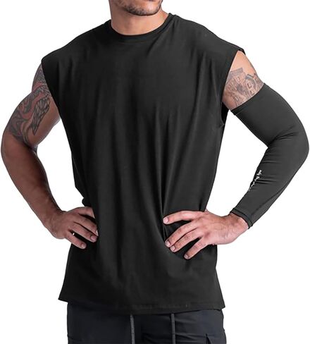 BUUFBODY Men's Performance Workout Muscle Tees in Saudi Arabia