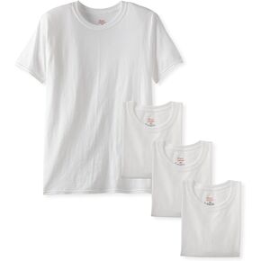 Hanes Ultimate Men's 4-Pack FreshIQ Crew Shirt in Kuwait