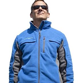 Chemo Cozy Cozy Fleece - Men's - Chemotherapy Clothing Blue in Saudi Arabia