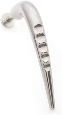 Disturbed Labret Piercing Jewelry Nitches Included14 Gauge Thickness Length 10mm 3/8" Surgical Steel Comfortable Durable Hypoallergenic Nickel-Free in Saudi Arabia