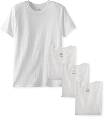 Hanes Ultimate Men's 4-Pack FreshIQ Crew Shirt in Kuwait