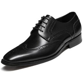 GIFENNSE Men's Oxford Shoes | Mens Dress Shoes | Mens Formal Shoes | Lace Up Dress Shoes
