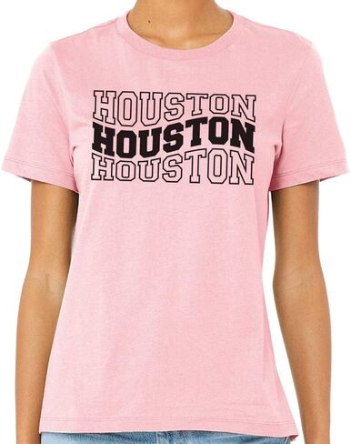 TeesAndTankYou Wavy Houston Shirt Unisex in Kuwait