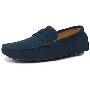 Go Tour Men's Penny Loafers Moccasin Driving Shoes Slip On Flats Boat Shoes