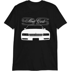 Retro 80s Chevy Monte Carlo SS American Classic Car Short-Sleeve Unisex T-Shirt in Saudi Arabia