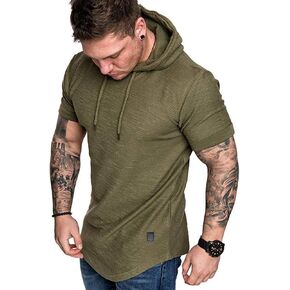 Cot-Oath Mens Workout Sweatshirt Athletic Hoodies - Stylish Gym Running Hoodies Lightweight Pullover in Saudi Arabia