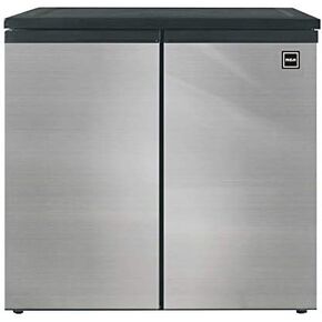 RCA RFR551-5.5 Cu. Ft. - Side by Side 2-Door - Compact Refrigerator/Freezer - Temperature Control - Stainless in Saudi Arabia