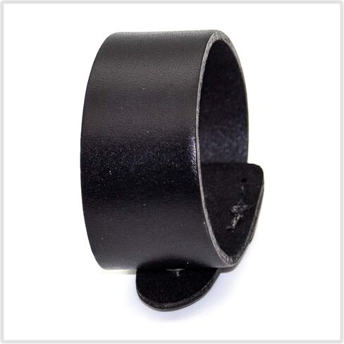 Mgutillart Punk Alloy Buckle Cuff Wristband Wide Leather Bracelet in Saudi Arabia
