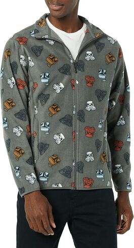 Amazon Essentials Disney | Marvel | Star Wars Men's Polar Fleece Full-Zip Mock Jackets in Saudi Arabia