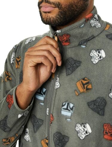 Amazon Essentials Disney | Marvel | Star Wars Men's Polar Fleece Full-Zip Mock Jackets in Saudi Arabia