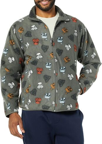 Amazon Essentials Disney | Marvel | Star Wars Men's Polar Fleece Full-Zip Mock Jackets in Saudi Arabia