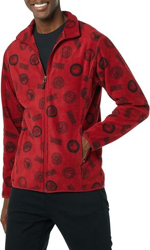 Amazon Essentials Disney | Marvel | Star Wars Men's Polar Fleece Full-Zip Mock Jackets in Kuwait