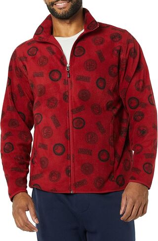 Amazon Essentials Disney | Marvel | Star Wars Men's Polar Fleece Full-Zip Mock Jackets in Kuwait