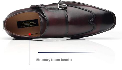 أحذية La Milano الرجالية الرسمية بأربطة من أكسفورد كلاسيكية ومقدمة سادة وحديثة من الجلد للرجال in Kuwait