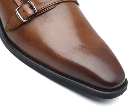 La Milano Men Dress Shoes Lace Up Oxford Classic Plain Toe Modern Formal Leather Shoes for Men in Kuwait