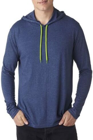 Anvil Lightweight Long-Sleeve Hooded T-Shirt (987AN) in Kuwait
