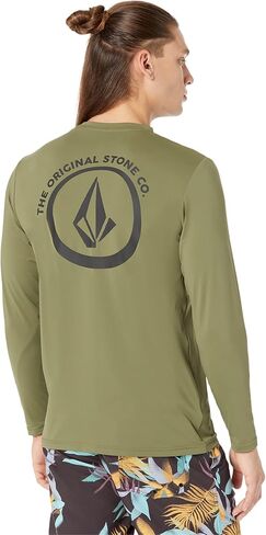Volcom Men's Standard Taunt UPF 50+ Long Sleeve Loose Fit Rashguard in Saudi Arabia