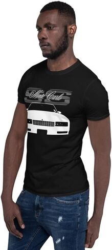 Retro 80s Chevy Monte Carlo SS American Classic Car Short-Sleeve Unisex T-Shirt in Saudi Arabia