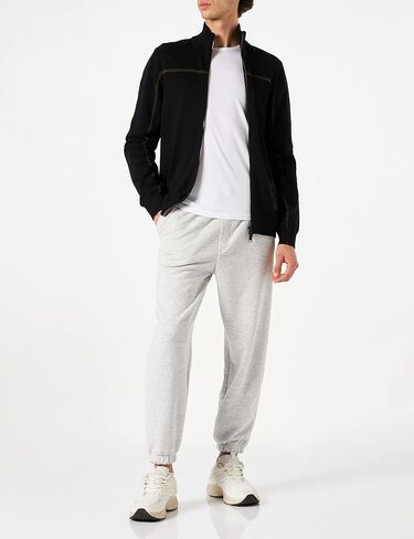 Emporio Armani Men's Pure Cotton Eagle Logo Long Sleeve Regular Fit T-Shirt in Saudi Arabia