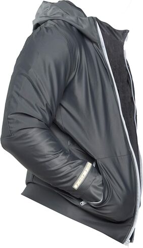 FNDN Men's Heated LED Athletic Jacket w/ Built-In Heated Gloves - Windproof, Water-Resistant, Thermal Winter Jacket in Saudi Arabia
