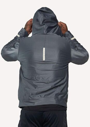 FNDN Men's Heated LED Athletic Jacket w/ Built-In Heated Gloves - Windproof, Water-Resistant, Thermal Winter Jacket in Saudi Arabia