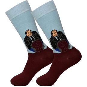 Balanced Co. Kevin's Famous Chili Dress Socks Kevin Malone Socks Michael Scott Socks in Saudi Arabia