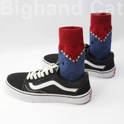 IIG 3-6 Pairs Men Dress Cotton Socks Funky Colorful Pattern Wool Crew Socks in Saudi Arabia