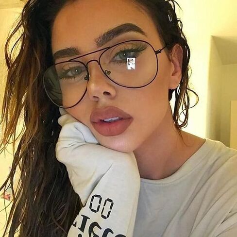 نظارات GLEYEMOR Blue Light Aviator للنساء والرجال، إطار معدني مضاد للضوء الأزرق نظارات الكمبيوتر in Kuwait