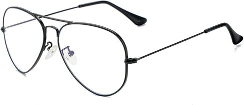 نظارات GLEYEMOR Blue Light Aviator للنساء والرجال، إطار معدني مضاد للضوء الأزرق نظارات الكمبيوتر in Kuwait