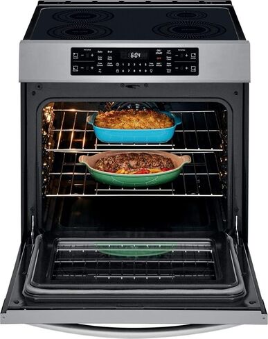 Frigidaire FGIH3047VF 30" Gallery Series Induction Range with Air Fry 4 Elements 5.4 cu. ft. Oven Capacity Self Clean with Steam Clean Option Star K ADA Compliant in Stainless Steel in Saudi Arabia
