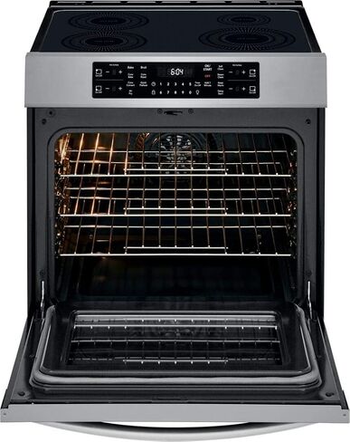 Frigidaire FGIH3047VF 30" Gallery Series Induction Range with Air Fry 4 Elements 5.4 cu. ft. Oven Capacity Self Clean with Steam Clean Option Star K ADA Compliant in Stainless Steel in Saudi Arabia